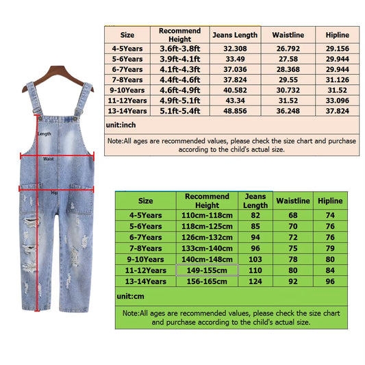 18M-5Years Spring Autumn Little Baby Girls Jeans Overalls Cotton Denim Pants for Babe Infant Kids Toddler Autumn Clothing