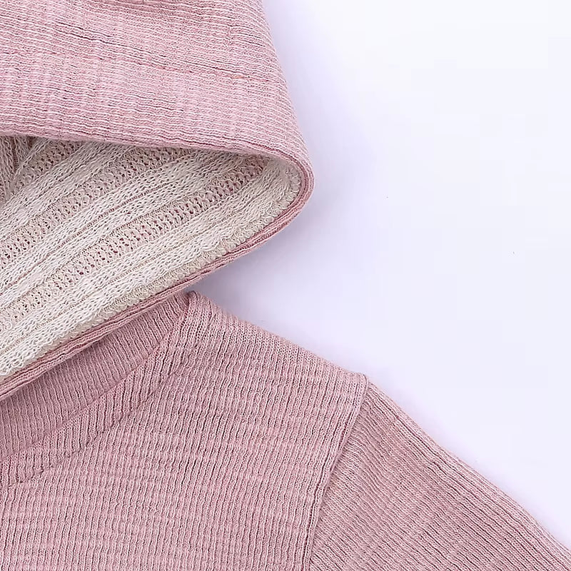 Autumn Newborn Clothes Baby Girls Pink Bunny Romper Infant Cute Cotton Jumpsuit Toddler Playsuit Overalls Boys Long Sleeve Cloth