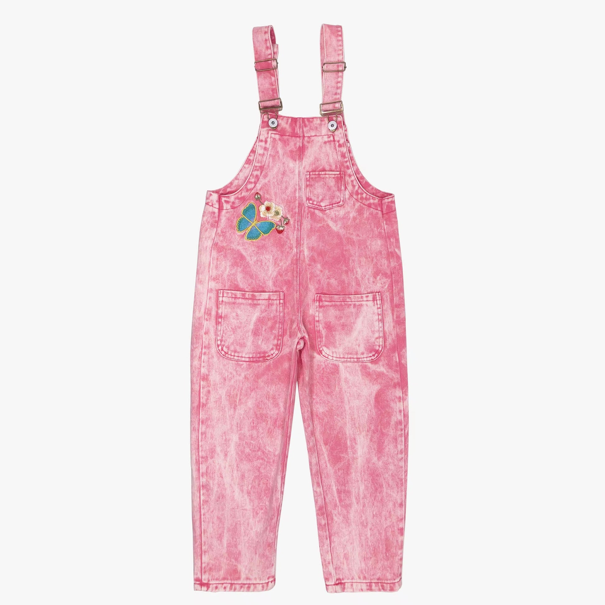 18M-5Years Spring Autumn Little Baby Girls Jeans Overalls Cotton Denim Pants for Babe Infant Kids Toddler Autumn Clothing